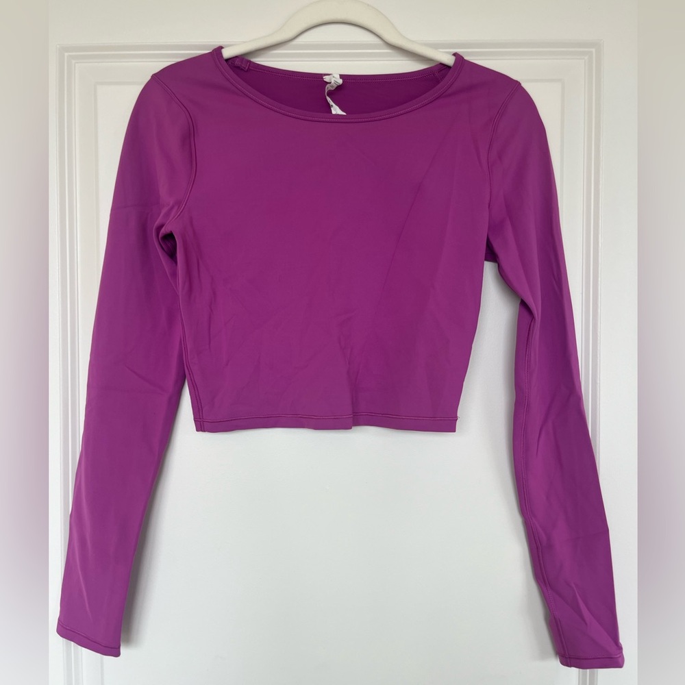 Lululemon Women's Long Sleeve Crop Top